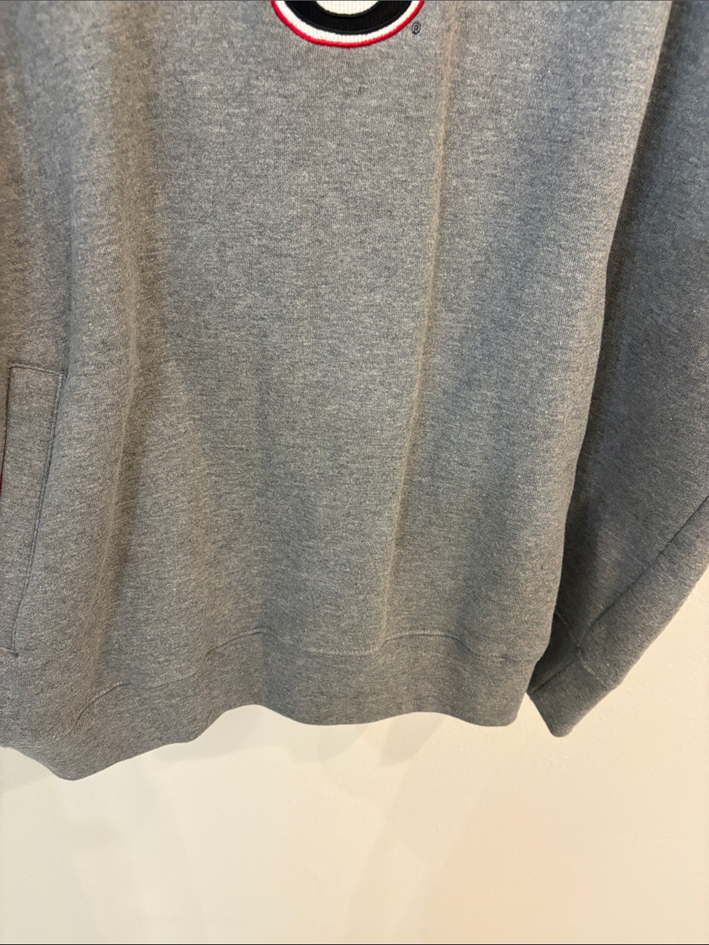 Vintage 90s University of Georgia Hoodie Grey UGA Team Edition Champs Size 2XL - Picture 4 of 6